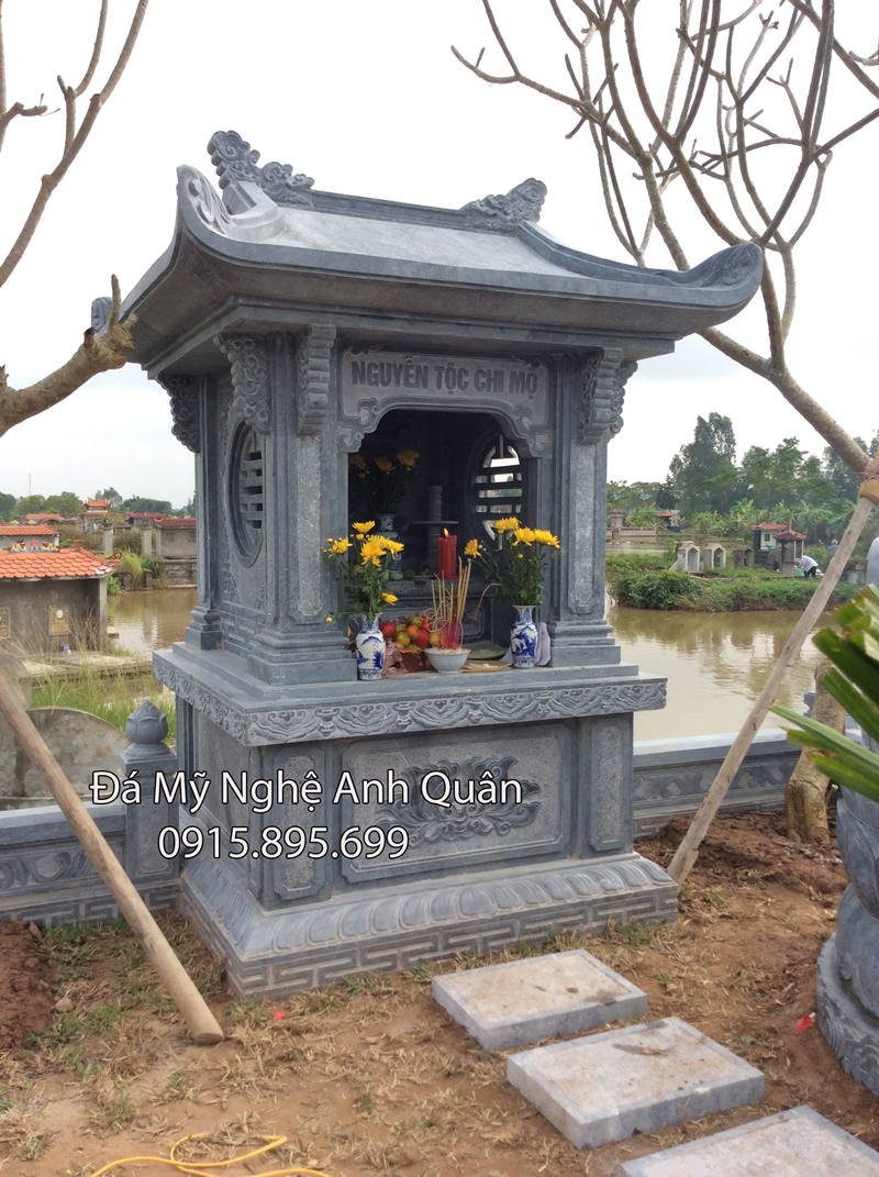 Khu lăng mộ đá nhà Bác Thịnh - Thép Việt Ý ở Hà Nội 9 Lang tho da DEP