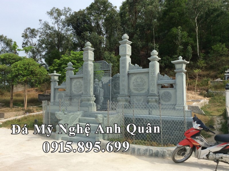 Cong da Khu lang mo da xanh reu Anh Quan Ninh Binh