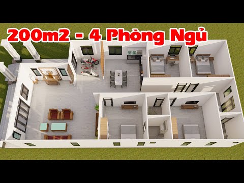 mb nha cap 4 chu l 200m2 4 phong ngu thoang dep phu hop cho nong thon