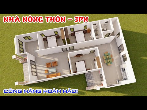 nha cap 4 nong thon 3 pn voi cong nang duoc bo tri hoan hao kien truc nha viet
