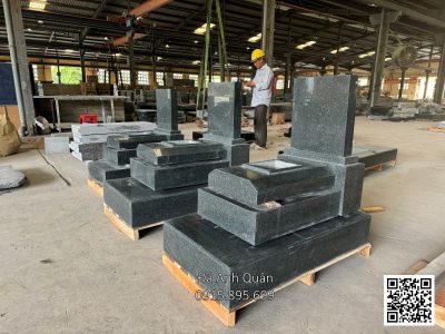 Mộ đá granite 3 cấp đẹp