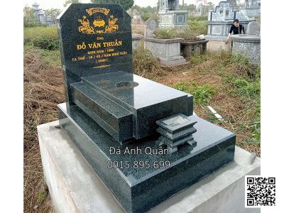 Mộ granite Anh Quân Ninh Bình cho phần mộ của người thân đảm bảo chất lượng cao.