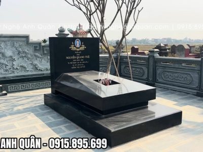 Ngôi Mộ đá granite cao cấp cho phần mộ của người thân trong gia đình