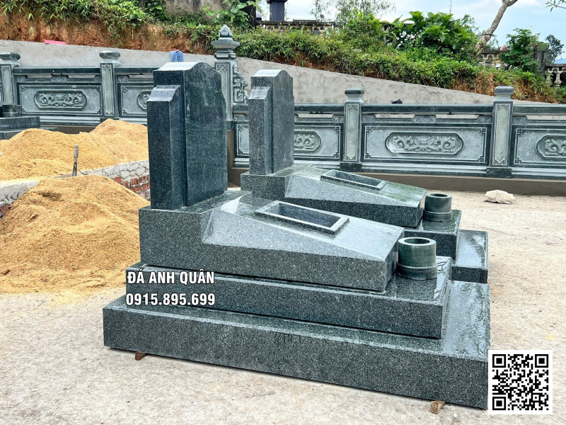 Lưu ý sửa mộ bằng mộ đá granite đẹp, chất lượng cao năm 2025 #moda 9 Mộ tam cấp bằng đá granite Bình Định #moda