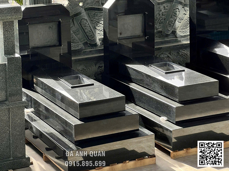 Xây Mộ, sửa Mộ cho người thân bằng Mẫu Mộ đá granite 3 cấp, nguyên khối #moda 13 Giá Mộ đá granite chất lượng cao 2025