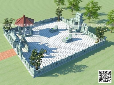 Giá Mộ đá granite đẹp - Mẫu Mộ đá đẹp lắp đặt cuối năm 2025 4 Đá Anh Quân Thiết kế - thi công xây lăng mộ đá - mộ đá uy tín tại Làng đá Ninh Bình