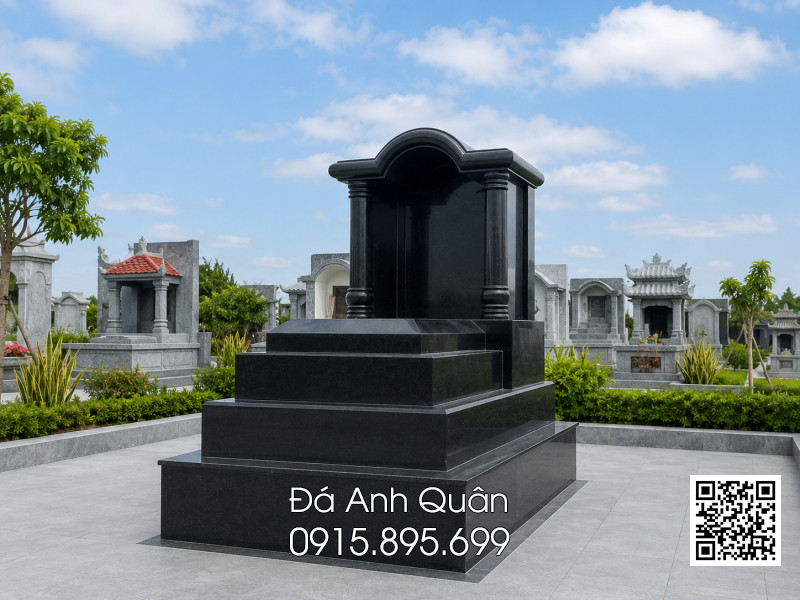 Mẫu Mộ Đá Granite Có Mái Đẹp tại Đá Anh Quân Ninh Bình 3 Mẫu Mộ Đá Granite Có Mái Đẹp tại Đá Anh Quân Ninh Bình